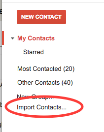 Google App Contacts